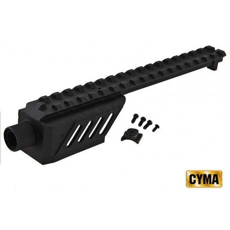 Cyma Airsoft rail táctico para AEP CM30 - Glock 18 - Desert